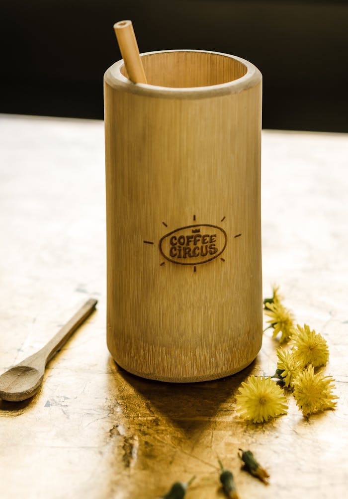 Coffee Cup Made of Bamboo